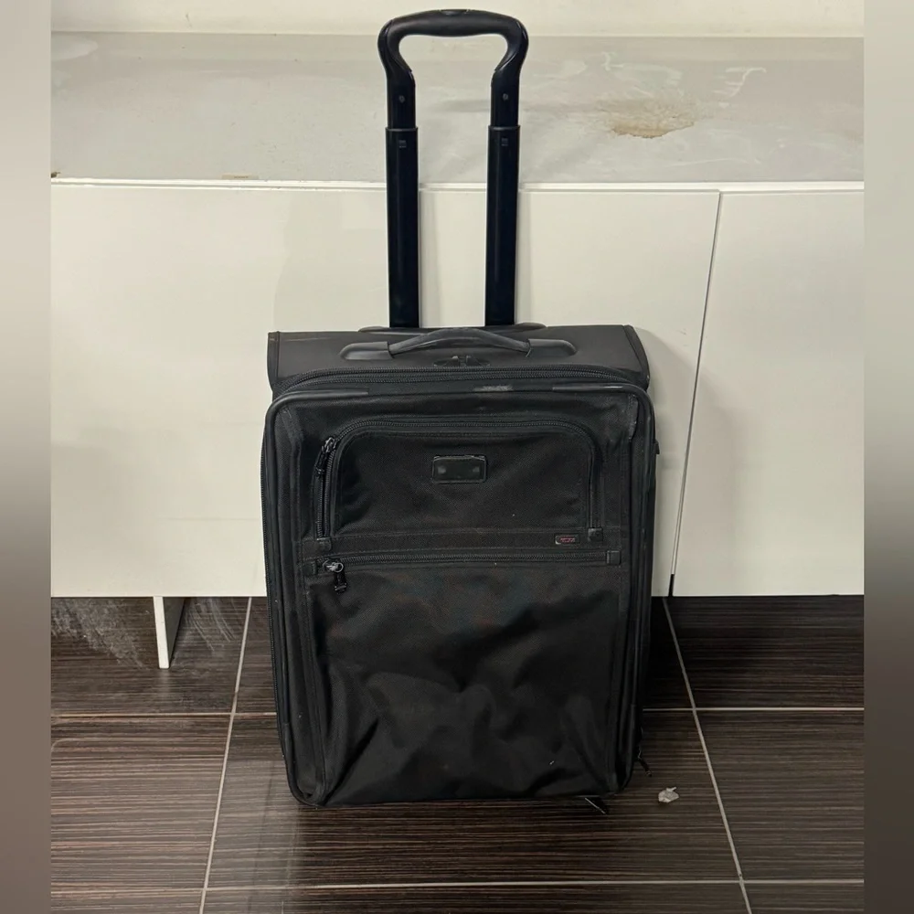 Tumi Black Rolling Carry-On Travel Bag